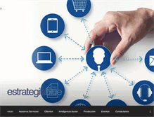 Tablet Screenshot of estrategiablue.com
